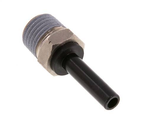 6mm x 1/4'' NPT Steckverschraubung mit Außengewinde Messing/PA 66 NBR [2 Stück]