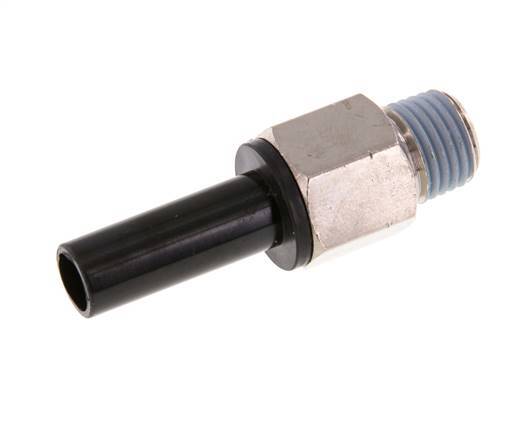 10mm x 1/4'' NPT Steckverschraubung mit Außengewinde Messing/PA 66 NBR [2 Stück]