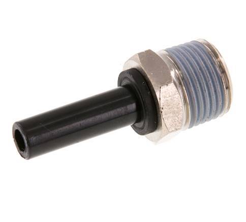 8mm x 3/8'' NPT Steckverschraubung mit Außengewinde Messing/PA 66 NBR [2 Stück]