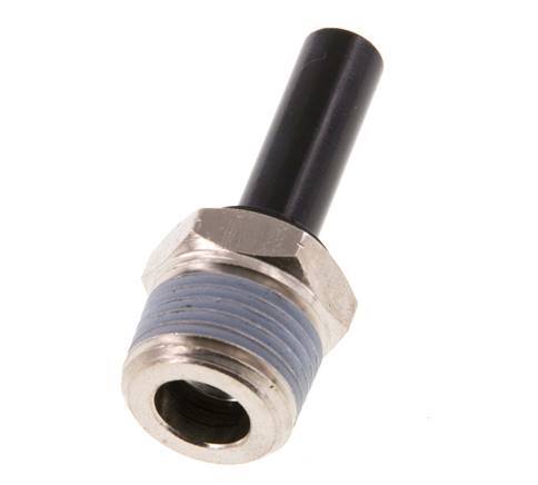 8mm x 3/8'' NPT Steckverschraubung mit Außengewinde Messing/PA 66 NBR [2 Stück]