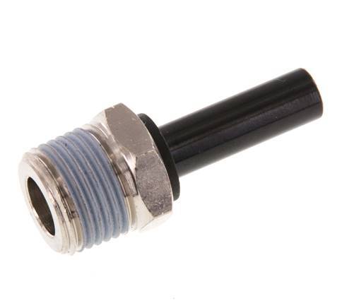8mm x 3/8'' NPT Steckverschraubung mit Außengewinde Messing/PA 66 NBR [2 Stück]