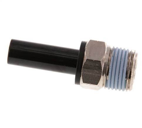 10mm x 3/8'' NPT Steckverschraubung mit Außengewinde Messing/PA 66 NBR [2 Stück]