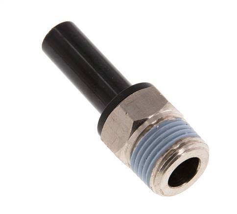 10mm x 3/8'' NPT Steckverschraubung mit Außengewinde Messing/PA 66 NBR [2 Stück]