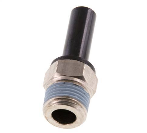 10mm x 3/8'' NPT Steckverschraubung mit Außengewinde Messing/PA 66 NBR [2 Stück]
