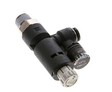 Pneumatic Pressure Regulator 6mm - R1/4'' with Pressure Gauge