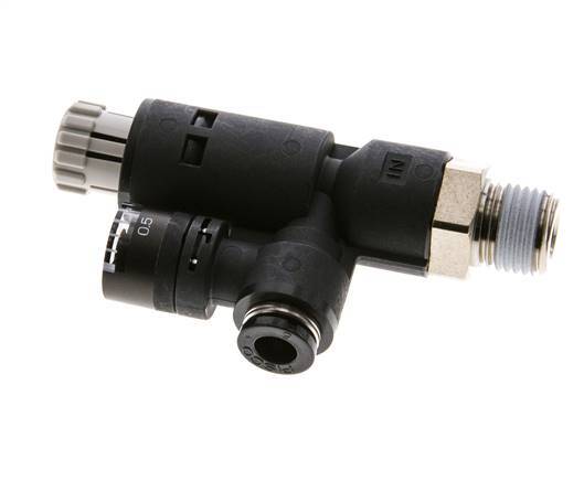 Pneumatischer Druckregler 6mm - R1/4'' mit Manometer