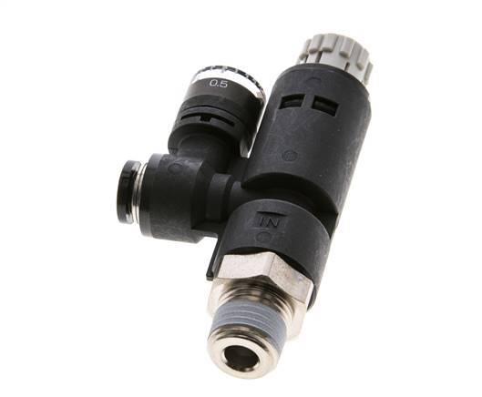 Pneumatischer Druckregler 6mm - R1/4'' mit Manometer