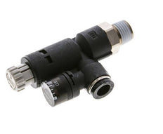 Pneumatischer Druckregler 8mm - R1/4'' mit Manometer