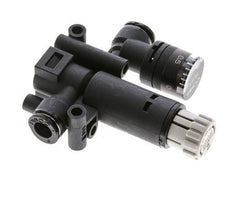 Pneumatischer Druckregler 6mm mit Manometer