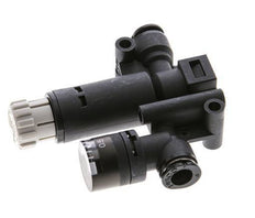 Pneumatischer Druckregler 6mm mit Manometer