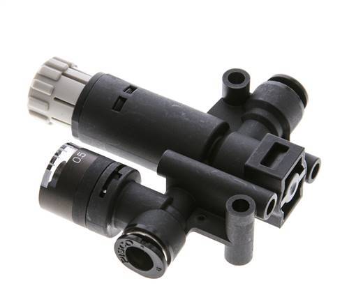 Pneumatischer Druckregler 6mm mit Manometer