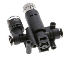 Pneumatischer Druckregler 6mm mit Manometer