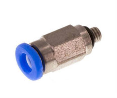 3mm x M 3 Steckverschraubung mit Außengewinde Stahl/POM NBR Kompaktbauweise [2 Stück]