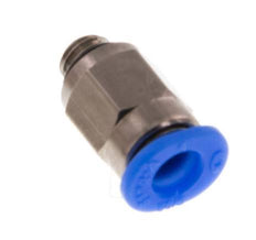 4mm x M 5 Steckverschraubung mit Außengewinde Messing/POM NBR Kompaktes Design [5 Stück]