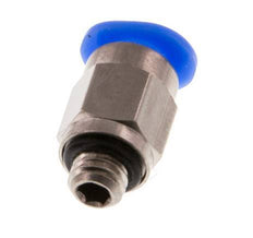 4mm x M 5 Steckverschraubung mit Außengewinde Messing/POM NBR Kompaktes Design [5 Stück]