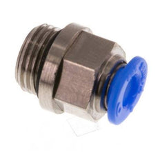 4mm x G1/8'' Steckverschraubung mit Außengewinde Messing/POM NBR Kompaktes Design [5 Stück]