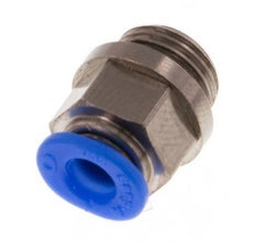 4mm x G1/8'' Steckverschraubung mit Außengewinde Messing/POM NBR Kompaktes Design [5 Stück]