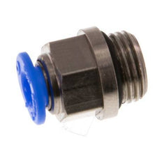 4mm x G1/8'' Steckverschraubung mit Außengewinde Messing/POM NBR Kompaktes Design [5 Stück]