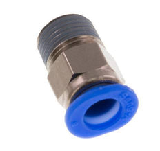 6mm x R1/8'' Push-in Fitting with Male Threads Brass/POM NBR Compact Design [5 Pieces]