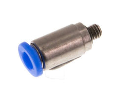 3mm x M 3 Steckverschraubung mit Außengewinde Stahl/POM NBR Innensechskant Kompaktbauweise [2 Stück]