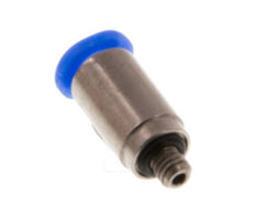 3mm x M 3 Steckverschraubung mit Außengewinde Stahl/POM NBR Innensechskant Kompaktbauweise [2 Stück]