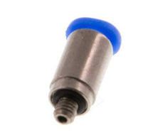 3mm x M 3 Steckverschraubung mit Außengewinde Stahl/POM NBR Innensechskant Kompaktbauweise [2 Stück]