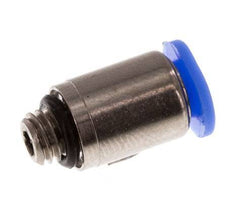 3mm x M 5 Steckverschraubung mit Außengewinde Messing/POM NBR Innensechskant Kompaktbauweise [5 Stück]