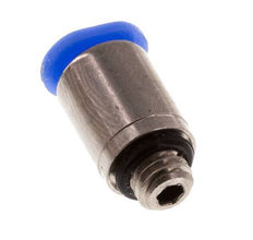 3mm x M 5 Steckverschraubung mit Außengewinde Messing/POM NBR Innensechskant Kompaktbauweise [5 Stück]