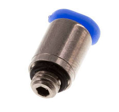 3mm x M 5 Steckverschraubung mit Außengewinde Messing/POM NBR Innensechskant Kompaktbauweise [5 Stück]