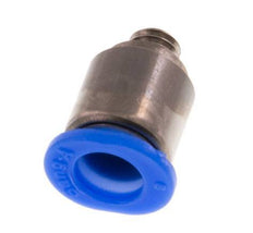 6mm x M 5 Steckverschraubung mit Außengewinde Messing/POM NBR Innensechskant Kompaktbauweise [5 Stück]