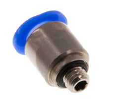 6mm x M 5 Steckverschraubung mit Außengewinde Messing/POM NBR Innensechskant Kompaktbauweise [5 Stück]