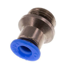 4mm x G1/8'' Steckverschraubung mit Außengewinde Messing/POM NBR Innensechskant Kompaktbauweise [5 Stück]