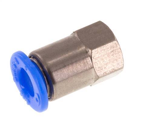 4mm x M 3 Steckverschraubung mit Innengewinde Stahl/POM NBR Kompaktbauweise [2 Stück]