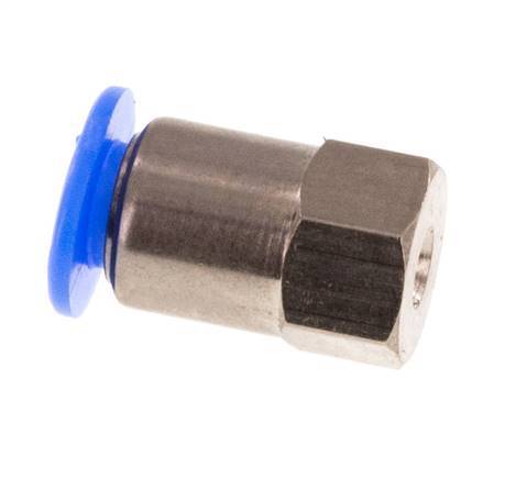 4mm x M 3 Steckverschraubung mit Innengewinde Stahl/POM NBR Kompaktbauweise [2 Stück]