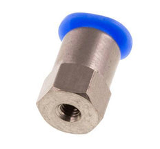 4mm x M 3 Steckverschraubung mit Innengewinde Stahl/POM NBR Kompaktbauweise [2 Stück]