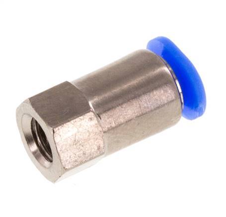 3mm x M 5 Steckverschraubung mit Innengewinde Messing/POM NBR Kompaktbauweise [2 Stück]