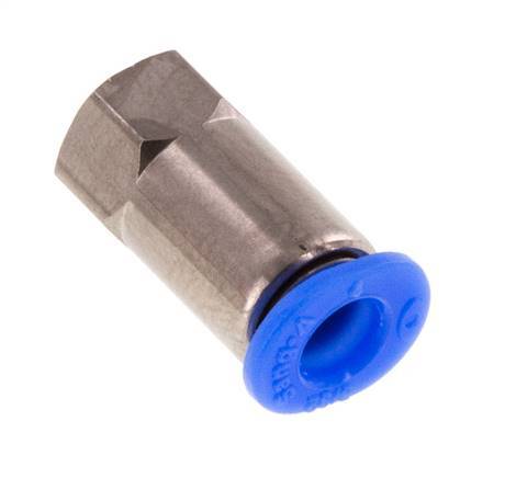 4mm x M 5 Steckverschraubung mit Innengewinde Messing/POM NBR Kompaktbauweise [2 Stück]