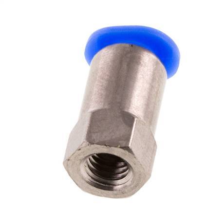 4mm x M 5 Steckverschraubung mit Innengewinde Messing/POM NBR Kompaktbauweise [2 Stück]