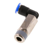 4mm x R1/8'' 90deg Winkel-Steckverschraubung mit Außengewinde Messing/PBT NBR Lange Hülse Drehbares Kompaktdesign [2 Stück]