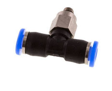 3mm x M 3 Inline T-Stück Steckverschraubung mit Außengewinde Stahl/PBT NBR Drehbares Kompaktdesign [2 Stück]