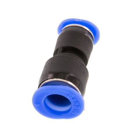 4mm x 6mm Steckverschraubung PBT NBR Kompaktbauweise [2 Stück]