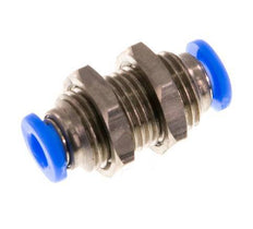 3mm Steckverschraubung Messing/PBT NBR Bulkhead Kompaktes Design [2 Stück]