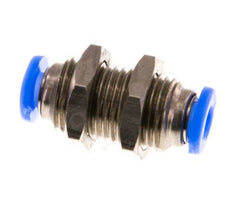 3mm Steckverschraubung Messing/PBT NBR Bulkhead Kompaktes Design [2 Stück]