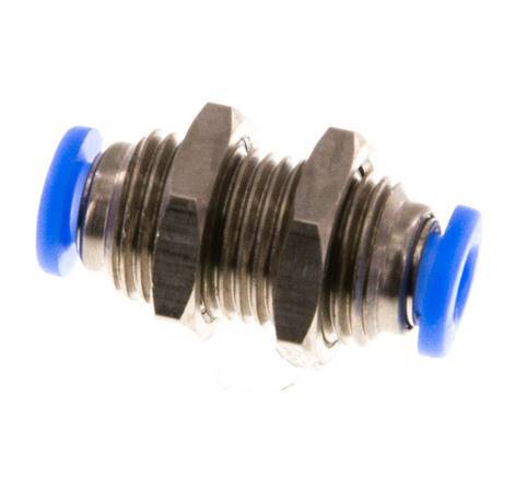 3mm Steckverschraubung Messing/PBT NBR Bulkhead Kompaktes Design [2 Stück]