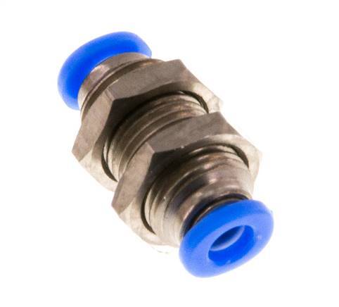 3mm Steckverschraubung Messing/PBT NBR Bulkhead Kompaktes Design [2 Stück]