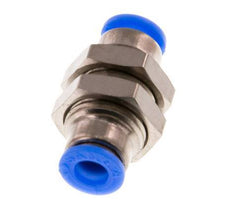 4mm Steckverschraubung Messing/PBT NBR Bulkhead Kompaktes Design [2 Stück]