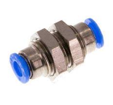 4mm Steckverschraubung Messing/PBT NBR Bulkhead Kompaktes Design [2 Stück]