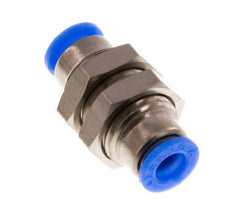 4mm Steckverschraubung Messing/PBT NBR Bulkhead Kompaktes Design [2 Stück]