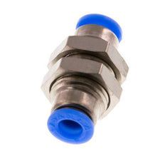 4mm Steckverschraubung Messing/PBT NBR Bulkhead Kompaktes Design [2 Stück]