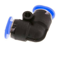 6mm 90deg Elbow Push-in Fitting PBT NBR Compact Design [2 Pieces]